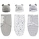 ATONGQI 3Pack Organic Baby Swaddle Sleep Sacks Newborn Swaddle Sack Ergonomic Baby Swaddles 03 Months Grey
