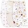 Mama Cheetah Baby Swaddle Sack Organic Cotton Swaddle Blanket Adjustable Swaddle Sleep Sacks Easy Swaddles for Boy Girl 03 Month Baby Essentials 3Pack