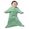SleepingBaby ZipadeeZip Transition Swaddle Cozy Baby Swaddle Blanket with Zipper Convenience Roomy Wearable Blanket for Easy Diaper Changes Basil XSmall 36 Month