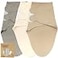 Bublo Baby Swaddles for Newborns 3Pack Infant Swaddles 03 Months Adjustable Swaddle Sleep Sack Soft Organic Cotton Baby Wrap for Safe Cozy Sleep Solid Grey