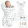 SwaddleDesigns Transitional Swaddle Sack Arms Up HalfLength Sleeve 36mo