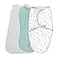 SwaddleMe by Ingenuity Comfort Pack Baby Swaddle Set Size 03 Months 514 Pounds Pod Original Swaddle Night Sack 3pk Little Bees