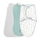 SwaddleMe by Ingenuity Comfort Pack Baby Swaddle Set Size 03 Months 514 Pounds Pod Original Swaddle Night Sack 3pk Little Bees