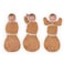 SwaddleDesigns 6Way Omni Swaddle Sack Arms Up Swaddle for Newborn More Options to Calm Startle Reflex Improves Sleep Easy Transition Baby Sleep Sack Small 03 Mo 612 lbs Heathered Butterum
