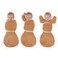 SwaddleDesigns 6Way Omni Swaddle Sack Arms Up Swaddle for Newborn More Options to Calm Startle Reflex Improves Sleep Easy Transition Baby Sleep Sack Small 03 Mo 612 lbs Heathered Butterum
