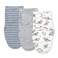 SwaddleMe by Ingenuity Monogram Collection Baby Swaddle 100 Cotton Improves Sleep Calms Startle Reflex 03 Months Pocket Fold Design for Easy Changes 10 TOG 3Pack Dino Mite