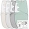 Mama Cheetah Baby Swaddle Sack Organic Cotton Swaddle Blanket Adjustable Swaddle Sleep Sacks Easy Swaddles for Boy Girl 03 Month Baby Essentials 4Pack
