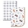 Hudson Baby Unisex Baby Cotton Swaddle Blankets Woodland One Size