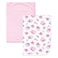 Luvable Friends Unisex Baby Cotton Swaddle Blanket Floral One Size