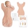 SwaddleDesigns Transitional Swaddle Sack Arms Up HalfLength Sleeves Mitten Cuffs Swaddle for Newborn Transition to Baby Sleep Sack Wearable Blanket 03 Month 614 lb Heathered Peach Blush