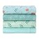 Viviland Muslin Swaddle Blankets Breathable and SkinFriendly Baby Receiving Blankets 4Pack Plants 47 x 47 inches