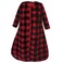 Hudson Baby Unisex Baby Plush Sleeping Bag Sack Blanket Buffalo Plaid LongSleeve 06 Months