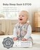 TURMEWU 3 Pack Baby Sleep Sack 612 Months 100 Organic Cotton 05 TOG Lightweight Wearable Blanket 2Way Zipper Sleeping Bag CottonFawnGrey