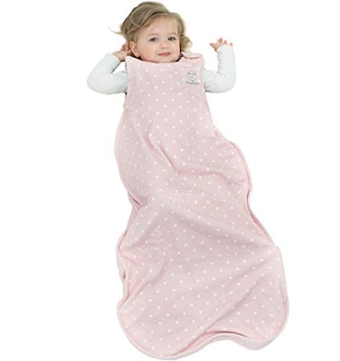 Woolino 4 Season Toddler Sleeping Bag Merino Wool and Organic Cotton Toddler Sleep Bag Sack 24 Years Rose