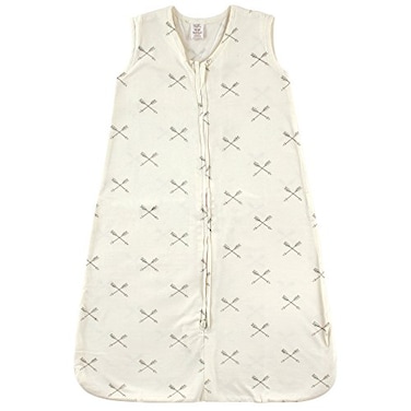 Touched by Nature Unisex Baby Organic Cotton Sleeveless Wearable Sleeping Bag Sack Blanket Arrow 06 Months