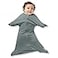 SleepingBaby ZipadeeZip Transition Swaddle Cozy Baby Swaddle Blanket with Zipper Convenience Roomy Wearable Blanket for Easy Diaper Changes Classic Grey XSmall 36 Month