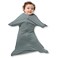 SleepingBaby ZipadeeZip Transition Swaddle Cozy Baby Swaddle Blanket with Zipper Convenience Roomy Wearable Blanket for Easy Diaper Changes Classic Grey XSmall 36 Month
