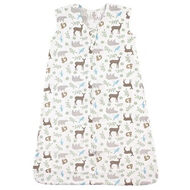 Touched by Nature Unisex Baby Organic Cotton Sleeveless Wearable Sleeping Bag Sack Blanket Forest 1824 Months