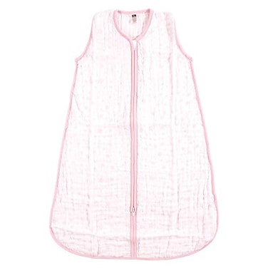Hudson Baby Unisex Baby Muslin Cotton Sleeveless Wearable Sleeping Bag Sack Blanket Pink Stars 1824 Months