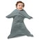 SleepingBaby ZipadeeZip Transition Swaddle Cozy Baby Swaddle Blanket with Zipper Convenience Roomy Wearable Blanket for Easy Diaper Changes Classic Grey Large 1224 Month