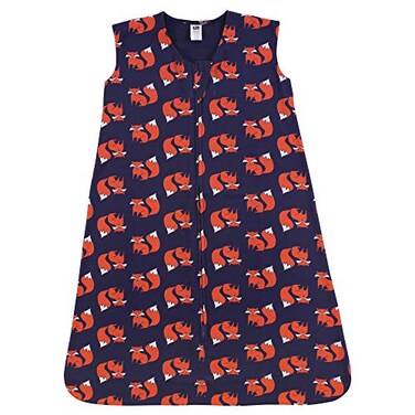 Hudson Baby Unisex Baby Cotton Sleeveless Wearable Sleeping Bag Sack Blanket Fox 612 Months