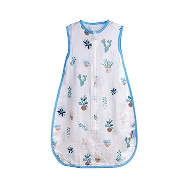 BLOOMSTAR Baby Sleeping Sack Muslin 05 tog Cotton 312 Months Summer Lightweight Toddler Wearable Blanket Sleeping Bag Thin Breathable Soft Infant Sleeper Sack 612M