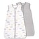 TILLYOU 2 Pack Baby Sleep Sack 1824 Months 100 Cotton Wearable Blanket 05 TOG Sleeveless Summer Sleep Sacks with 2Way Zipper Gray Crown