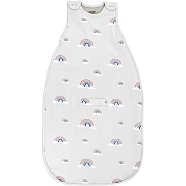 Woolino 4 Season Ultimate Baby Sleep Sack Merino Wool Baby Sleeping Bag Organic Cotton Outer Adjustable 224 Months Size Fits Infants Toddlers Rainbow