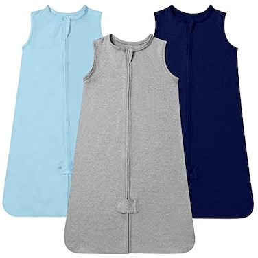 TotAha Sleep Sack 612 months Buttery Soft Swaddle Transition Wearable Blanket Baby Sleeping Bag for Girl Boy3 Pack 05 TOG