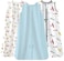 TotAha Sleep Sack 3 Pack Breathable Sleep Bag for Infant Girl Boy Wearable Blanket Baby Sleeping Sacks with 2way Safe Zipper 05 TOG