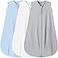 BSTOPPT 3 Pack Baby Sleep Sack 36 Months 100 Rayon Cotton Baby Sleeping Bag 2Way Zipper Toddler Wearable Blankets Comfy Stretchy Thin Sleep Sacks TOG 03