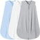 BSTOPPT 3 Pack Baby Sleep Sack 36 Months 100 Rayon Cotton Baby Sleeping Bag 2Way Zipper Toddler Wearable Blankets Comfy Stretchy Thin Sleep Sacks TOG 03