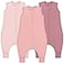 Mama Cheetah Toddler Sleep Sack with Feet 2T 05 TOG Organic Cotton Baby Wearable Blankets with Legs Baby Sleeping Bag for Walkers Early Walker Medium 3Pack