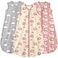 Yoofoss Baby Sleep Sack 06 Months Wearable Blanket for Babies 100 Organic Cotton 2Way Zipper TOG 05 Toddler Sleeping Sack 3 Pack Comfy Lightweight Sleep Sacks
