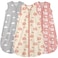 Yoofoss Baby Sleep Sack 06 Months Wearable Blanket for Babies 100 Organic Cotton 2Way Zipper TOG 05 Toddler Sleeping Sack 3 Pack Comfy Lightweight Sleep Sacks