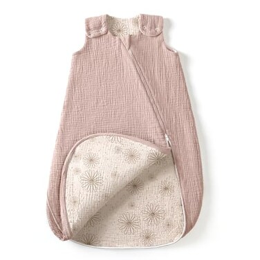 lulumoon Sleep Sack Muslin for Baby Cotton Wearable Blanket Soft Lightweight Ideal for Nursery Lounge Nighttime Naptime
