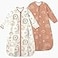 Yoofoss Baby Sleep Sack 06 Months Long Sleeve Wearable Blanket Baby 100 Cotton 2Way Zipper 05 Tog Newborn Sleeping Sack LightweightSmall