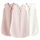JELLYMONI Baby Sleep Sack 1824 Months 100 Cotton Wearable Blanket 05 TOG Soft Lightweight Toddler Sleeping Sack 3 Pack 2Way Zipper