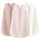 JELLYMONI Baby Sleep Sack 1824 Months 100 Cotton Wearable Blanket 05 TOG Soft Lightweight Toddler Sleeping Sack 3 Pack 2Way Zipper