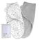 Ely's & Elys Co Adjustable Swaddles for Newborn Baby Swaddles 03 Months Swaddle Sack for Baby GirlBoy 2 Pack Grey Star