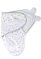 Ely's & Elys Co Adjustable Swaddles for Newborn Baby Swaddles 03 Months Swaddle Sack for Baby GirlBoy 2 Pack Grey Star