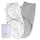 Ely's & Elys Co Adjustable Swaddles for Newborn Baby Swaddles 03 Months Swaddle Sack for Baby GirlBoy 2 Pack Grey Star