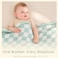 HardNok Ultra Soft Muslin Baby Blanket A Versatile Swaddle and Bed Blanket for Babies Toddlers Boys and Girls 1 Pack