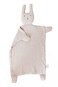Marlowe & Marlowe Co Organic Cotton Muslin Bunny Lovey Security Blanket 12 in x 15 in Natural Sand