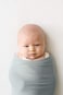 snuggle me Swaddle Organic Cotton Swaddle Blanket Soft Stretch 47 x 47 inches Slate