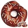 Bnuitland Brown Donut Blanket 300 GSM Double Sided Giant Realistic Funny Gift Throw for Sofa Bed Super Soft Novelty Food Blanket for KidsPets and Adults