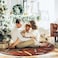 Bnuitland Brown Donut Blanket 300 GSM Double Sided Giant Realistic Funny Gift Throw for Sofa Bed Super Soft Novelty Food Blanket for KidsPets and Adults