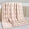 Kid Nation Super Soft Baby Blanket with Heart Light Pink 30 x 40 inch