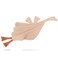 lulumoon Goose Security Blanket Muslin Lovey for Babies Travel Daycare SkinFriendly Snuggle Toy for SelfSoothe