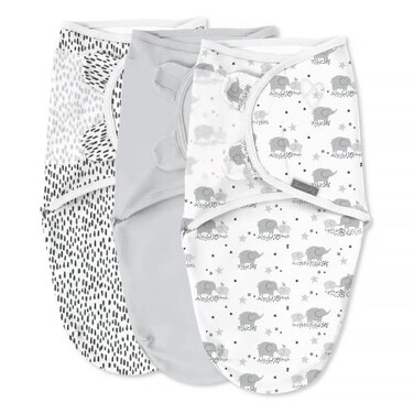 SwaddleMe Original Swaddle Size SmallMedium 03 Months 3Pack Mama Me Easy to Use Newborn Swaddle Wrap Keeps Baby Cozy and Secure and Helps Prevent Startle Reflex